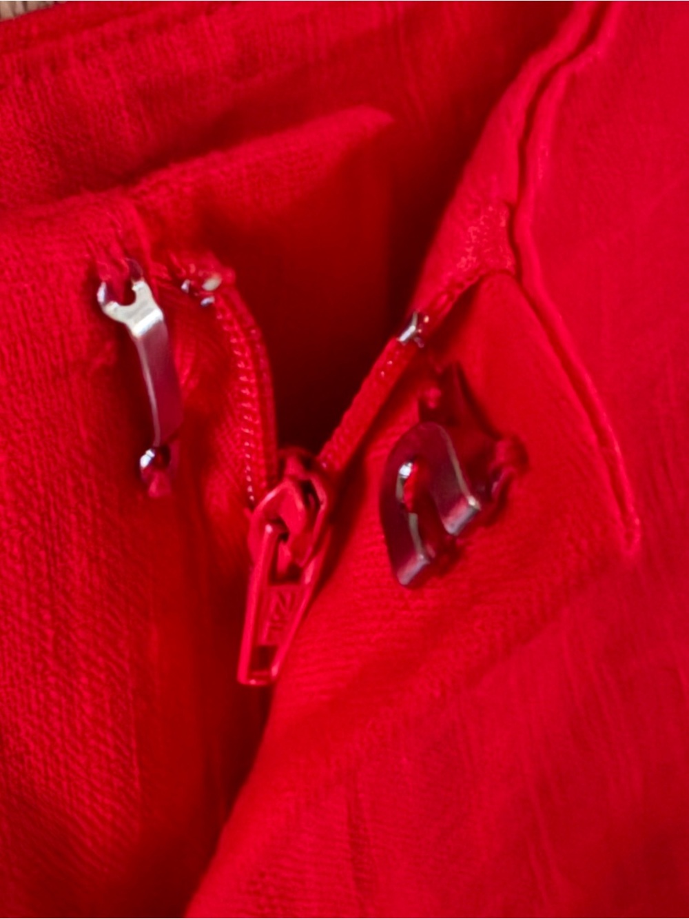 MUSIER PARIS Red Linen Soline Shorts Size 36 (4 US) CURRENT Stock ON REVOLVE - Picture 8 of 9
